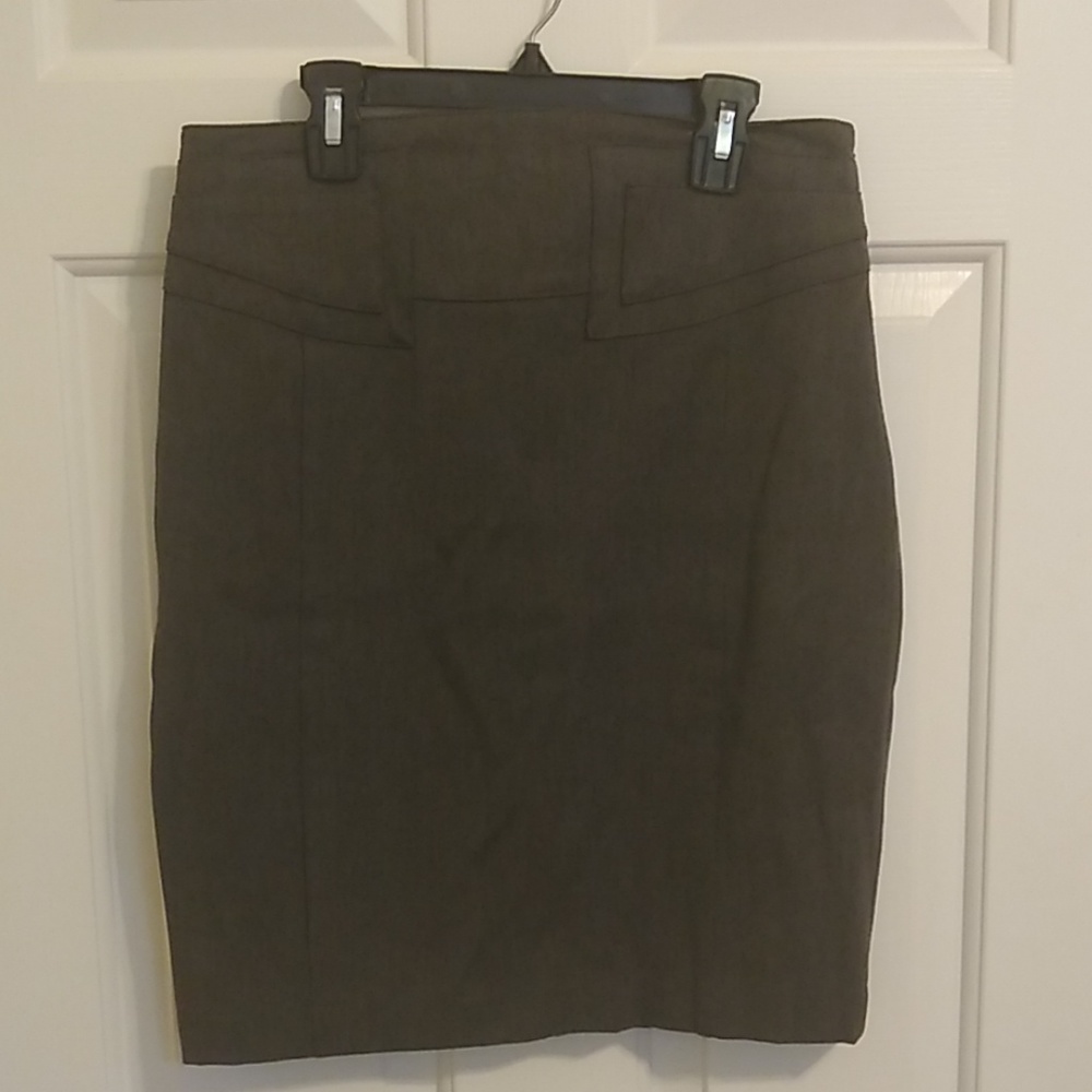 Express gray pencil skirt